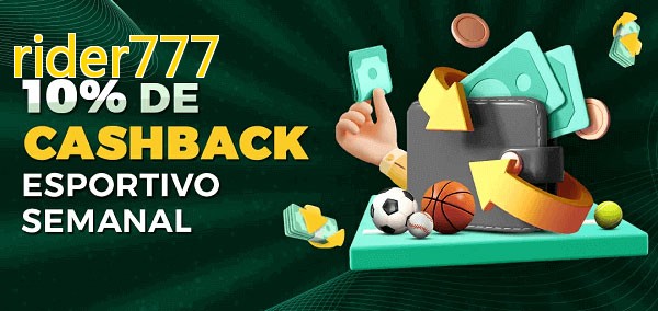 10% de bônus de cashback na rider777